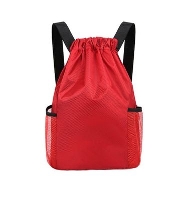 Mochila de cuerda de tira de color a prueba de agua personalizada para aventuras y deportes al aire libre