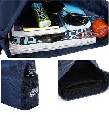 Mochila de cuerda de tira de color a prueba de agua personalizada para aventuras y deportes al aire libre