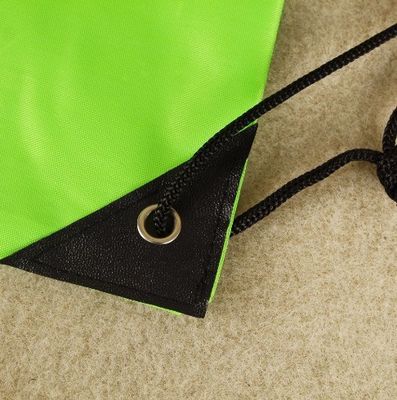 Cerradura de cuerdas Logotipo personalizado 210D Bolsa de mochila de poliéster con cuerdas para viajar