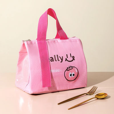 Acceptable OEM/ODM bolso de refrigeración de comida térmica suave impermeable para portátil impreso a medida