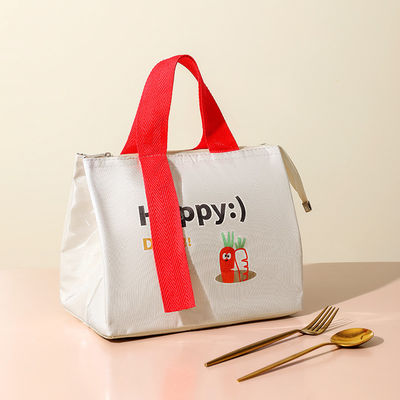 Acceptable OEM/ODM bolso de refrigeración de comida térmica suave impermeable para portátil impreso a medida