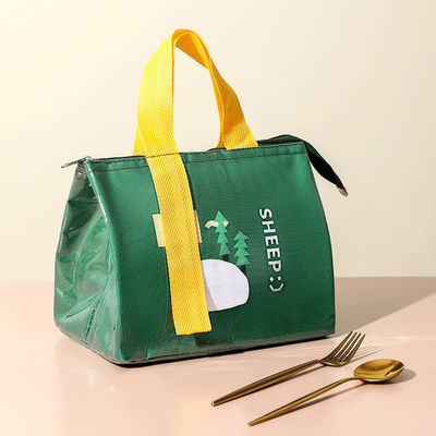 Acceptable OEM/ODM bolso de refrigeración de comida térmica suave impermeable para portátil impreso a medida