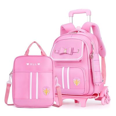 Logotipo personalizado dibujo animado patrón tipo carruaje bolsa escolar para niños diseño único