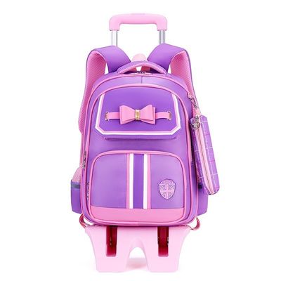 Logotipo personalizado dibujo animado patrón tipo carruaje bolsa escolar para niños diseño único