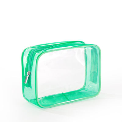 Maquillaje organizador cosmético bolsas Tote Toileteria de viaje Bolsa con bolsas transparentes