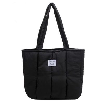 Bolso de Tote personalizado para mujeres de moda de invierno 2024 Bolso de hombro con colchas de gran capacidad