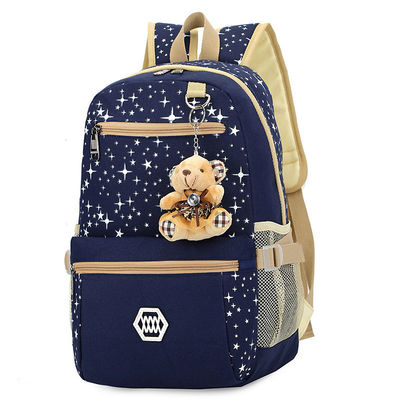 Mochila escolar para niños Set de 3 para viajes de ocio con diseño resistente al agua