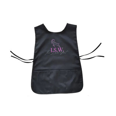 Uniforme de uñas unisex ajustable con tres bolsillos grandes