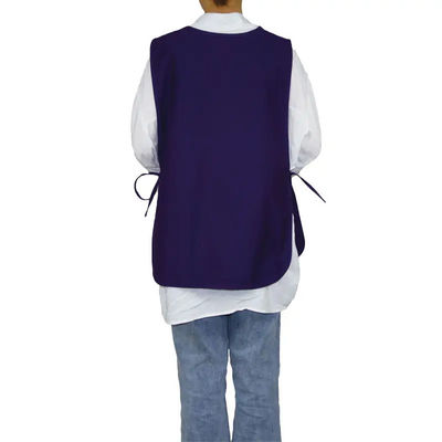 Uniforme de uñas unisex ajustable con tres bolsillos grandes