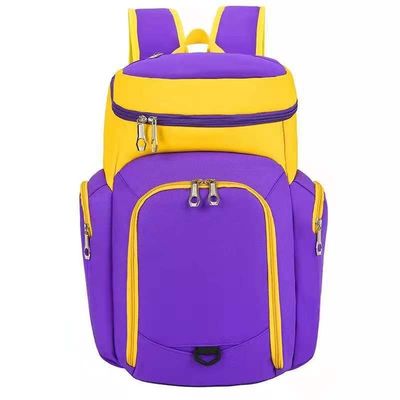 Mochila de material para baloncesto o fútbol con diseños personalizados y cierre con cremallera