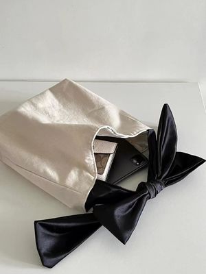 Poliéster revestimiento ecológico reciclado mango negro logotipo personalizado impresa bolsa de compras
