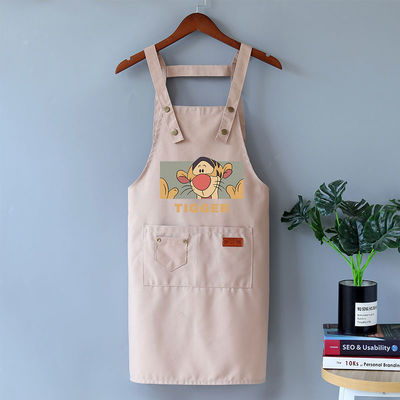 Pantalla de algodón impermeable Chef delante de cocina para cafetería restaurantes cocina barbacoa delante de tela