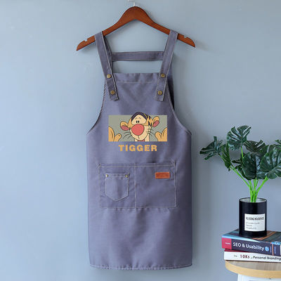 Pantalla de algodón impermeable Chef delante de cocina para cafetería restaurantes cocina barbacoa delante de tela
