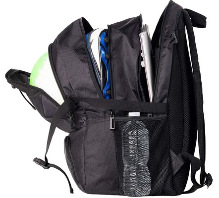 Mochila deportiva de colores brillantes de gran capacidad con logotipo personalizado y patrón de letras