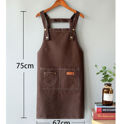 Pantalla de algodón impermeable Chef delante de cocina para cafetería restaurantes cocina barbacoa delante de tela