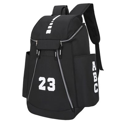 Estilo minimalista Gris Oxford USB Cargador Mochila de estudiante para deportes Ocio diario