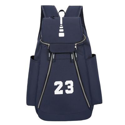 Estilo minimalista Gris Oxford USB Cargador Mochila de estudiante para deportes Ocio diario