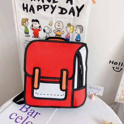 Bolsas escolares para estudiantes de primaria 2021 con diseño de dibujos animados y material impermeable