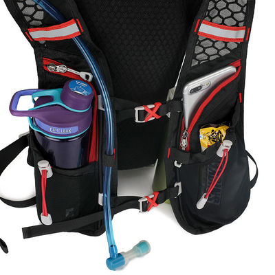 Materiales de revestimiento de poliéster Bolsa de agua para deportes Viajes Hidratación Vestido de hombro para correr