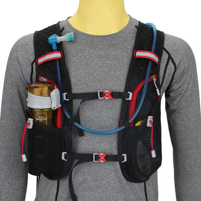 Materiales de revestimiento de poliéster Bolsa de agua para deportes Viajes Hidratación Vestido de hombro para correr