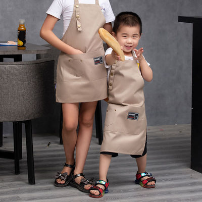 Logotipo personalizado del delantal de cocina para niños y sombrero de chef para niños Impresión digital OEM / ODM aceptado