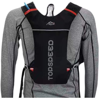 Materiales de revestimiento de poliéster Bolsa de agua para deportes Viajes Hidratación Vestido de hombro para correr