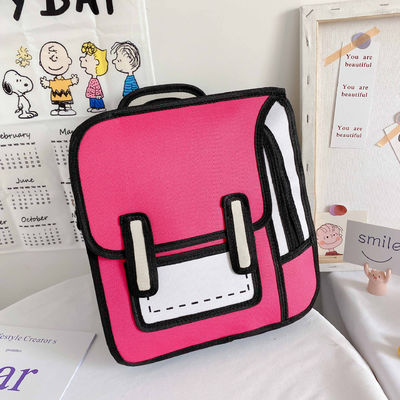 Bolsas escolares para estudiantes de primaria 2021 con diseño de dibujos animados y material impermeable