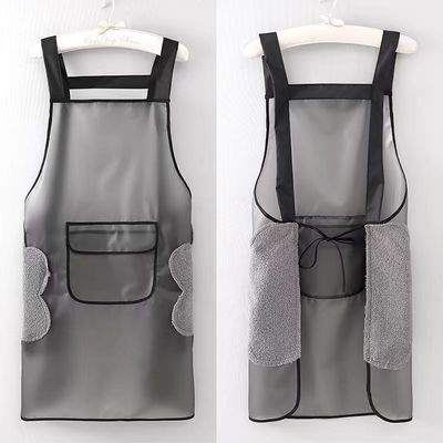 Apron de PVC transparente impermeable 7 días tiempo de entrega de la orden de muestra para el servidor del restaurante