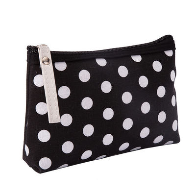 Bolso de moda impermeable a medida de lienzo pequeño cosmético para organizar artículos esenciales