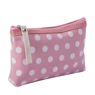 Bolso de moda impermeable a medida de lienzo pequeño cosmético para organizar artículos esenciales