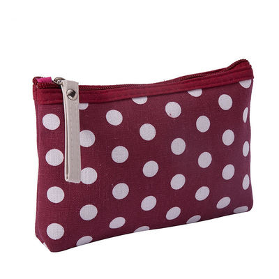 Bolso de moda impermeable a medida de lienzo pequeño cosmético para organizar artículos esenciales