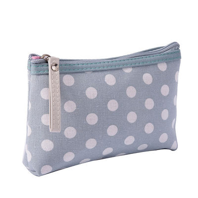 Bolso de moda impermeable a medida de lienzo pequeño cosmético para organizar artículos esenciales
