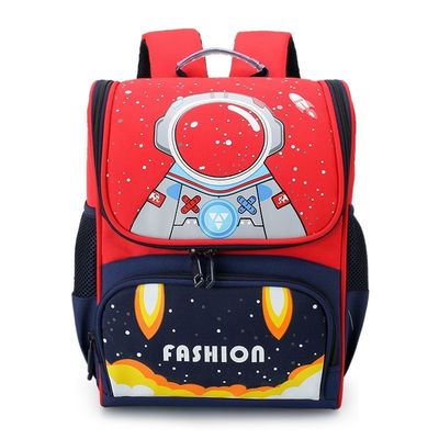Logotipo personalizado Bolso escolar de nylon impermeable para niños Tipo de dibujo animado de logotipo personalizado