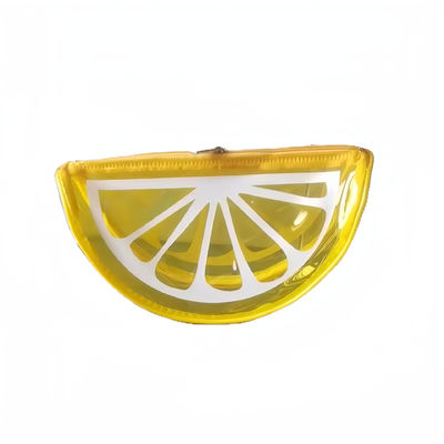 Bolsa de lavado con cremallera impermeable de gran capacidad de PVC cosmética personalizada con diseño de frutas