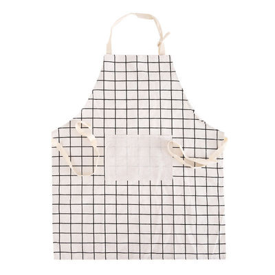 Unisex delantales ajustables con el agua y el aceite Resistencia a los métodos de impresión dibujados a mano