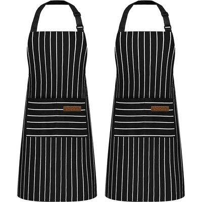 Restaurante Bar Unisex Pantalla de cocina con 2 bolsillos y diseño en relieve avanzado