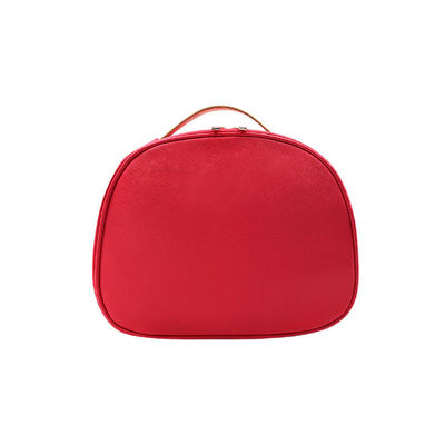 Maquillaje Cosmético de color sólido impermeable PU bolsa cosmética para viajes y artículos de tocador