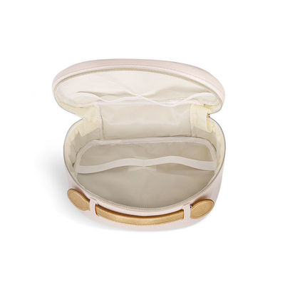 Maquillaje Cosmético de color sólido impermeable PU bolsa cosmética para viajes y artículos de tocador