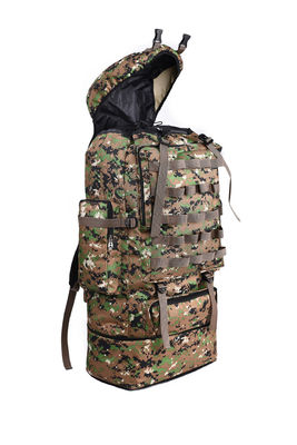 Acceptable OEM/ODM Camuflaje patrón bolso de montañismo de 100L para actividades al aire libre