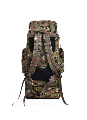 Acceptable OEM/ODM Camuflaje patrón bolso de montañismo de 100L para actividades al aire libre