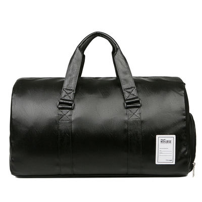 Bolso de viaje inoxidable de exterior grande con patrón sólido y cierre con cremallera