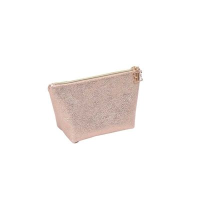 Bolsas cosméticas de logotipo personalizado de alto valor Bolsa de maquillaje portátil de PU multifuncional con cremallera