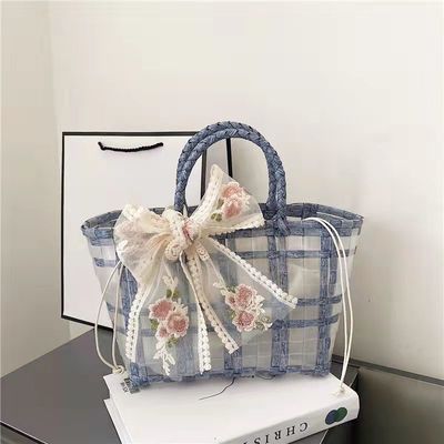 Bolsas de poliéster con revestimiento de PVC tejido para regalos y bodas