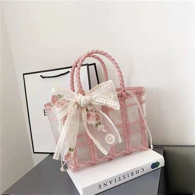 Bolsas de poliéster con revestimiento de PVC tejido para regalos y bodas