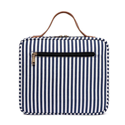 Bolso de almacenamiento cosmético portátil y práctico de gran capacidad para mujeres de moda