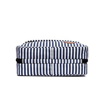 Bolso de almacenamiento cosmético portátil y práctico de gran capacidad para mujeres de moda