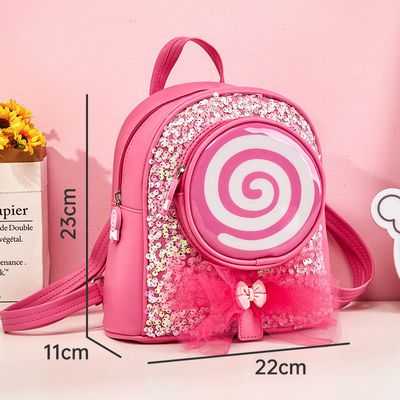 La vida escolar diaria Coloridos bolsos escolares de dibujos animados para bebés con luces LED de diseño brillante