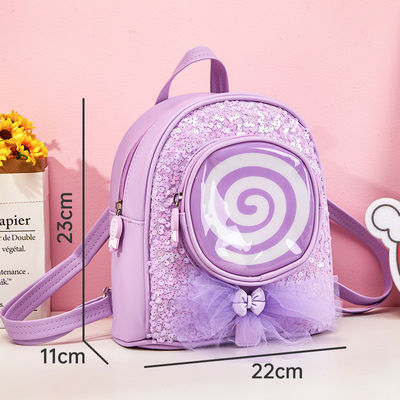 La vida escolar diaria Coloridos bolsos escolares de dibujos animados para bebés con luces LED de diseño brillante
