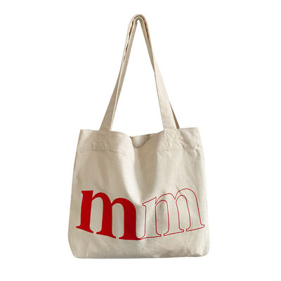 Logotipo personalizado Bolsita de lienzo de carta casual simple para primavera y verano Bolsa de hombro verde