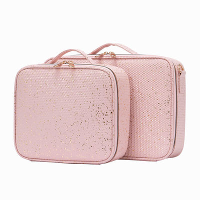 Bolso cosmético de patrón sólido para color personalizado Bolso de hombro portátil